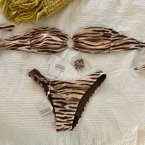 Monday swimwear tiger print bikini